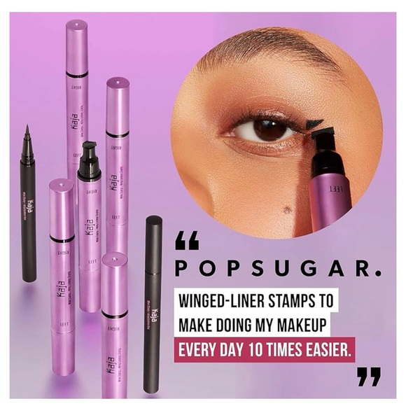 Kaja Wink Stamp Long Waterproof Wing Eyeliner Stamp & Pen in black - Picture 3 of 7